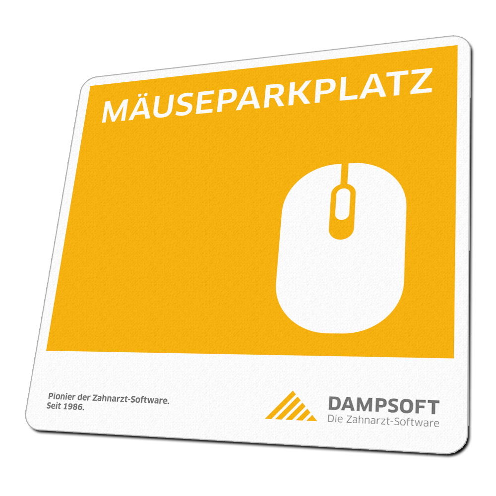 Quadratisches Mousepad Mauspad Beispiel