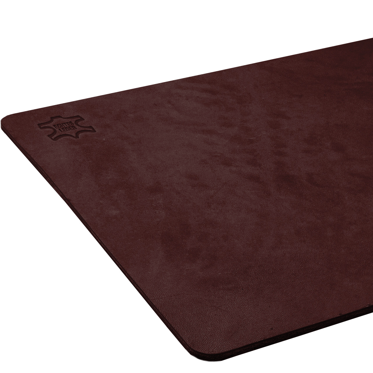 Leder Mousepad Schoko