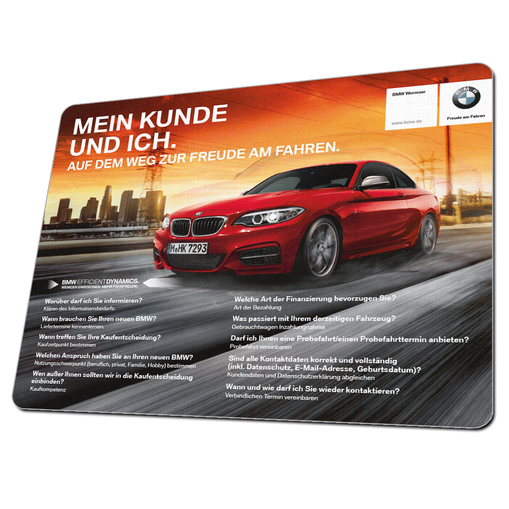 Mousepad-rechteckig rechteckiges Klassiker Mousepad Mauspad bedruckt