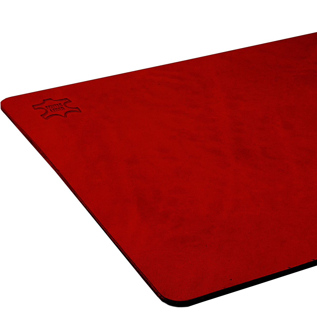 Leder Mousepad Rot